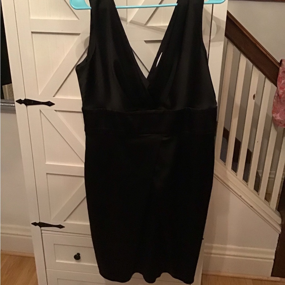 Calvin Klein Elegant Black Backless Dress